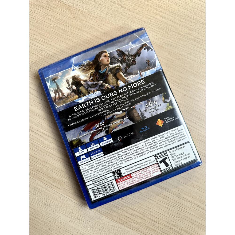 Horizon Zero Dawn Playstation 4 NEW and SEALED